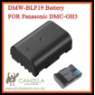 1860mah DMW-BLF19 Battery FOR Panasonic DMC-GH3 BLF19E Cameras